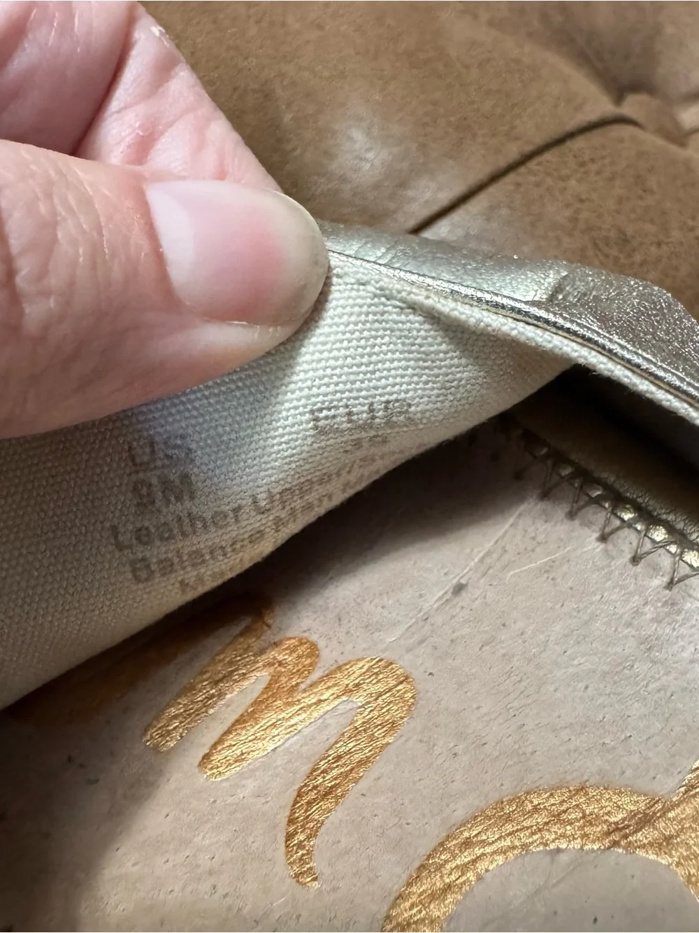 Sam Edelman Metallic Gold Espadrille Slip-Ons